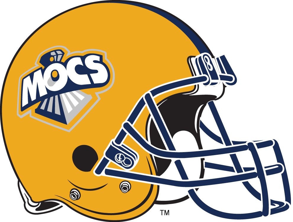 Chattanooga Mocs 1997-2007 Helmet Logo diy DTF decal sticker